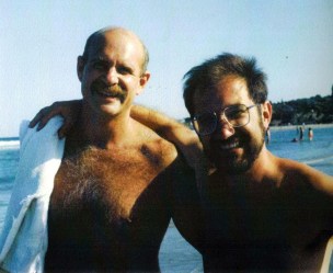 Andy Kopkind and his partner John Scagliotti 1989